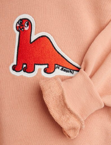 Pink Dino Patch Sweatshirt
