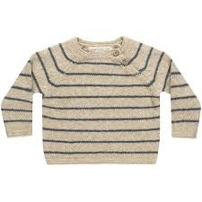 Indigo Stripe Ace Knit Sweater