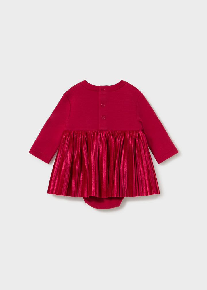 Isla Pleated Bow Dress