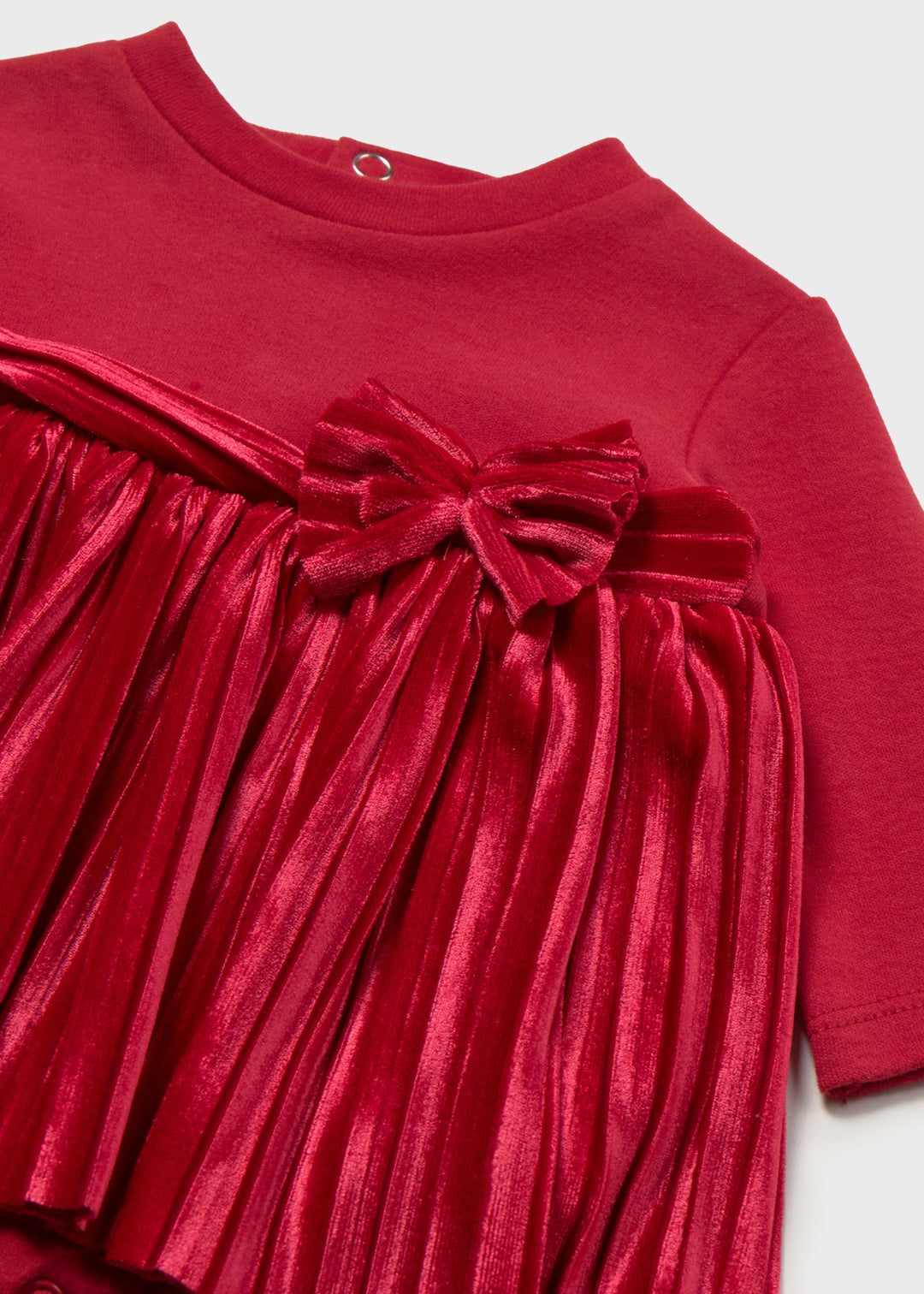 Isla Pleated Bow Dress
