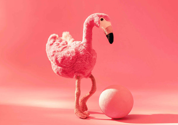 Jill Flamingo Stuffed Plush 12"