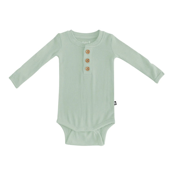 Thyme Ribbed L/S Henley Bodysuit