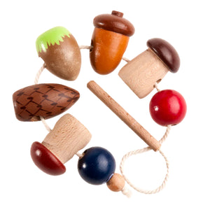 Wooden Lacing Toy — Nature Variety