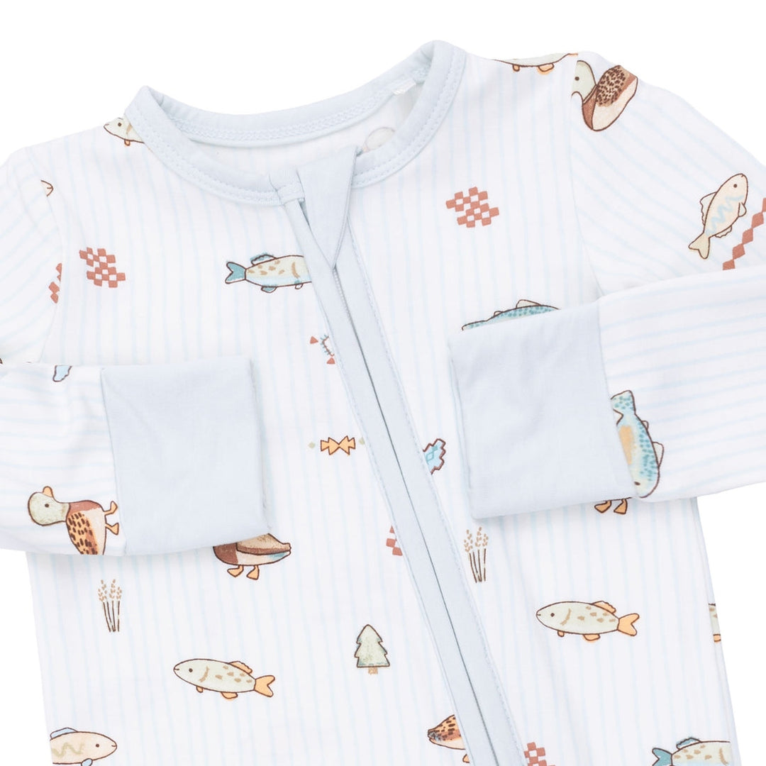Convertible Romper - Blue Lake Cuties