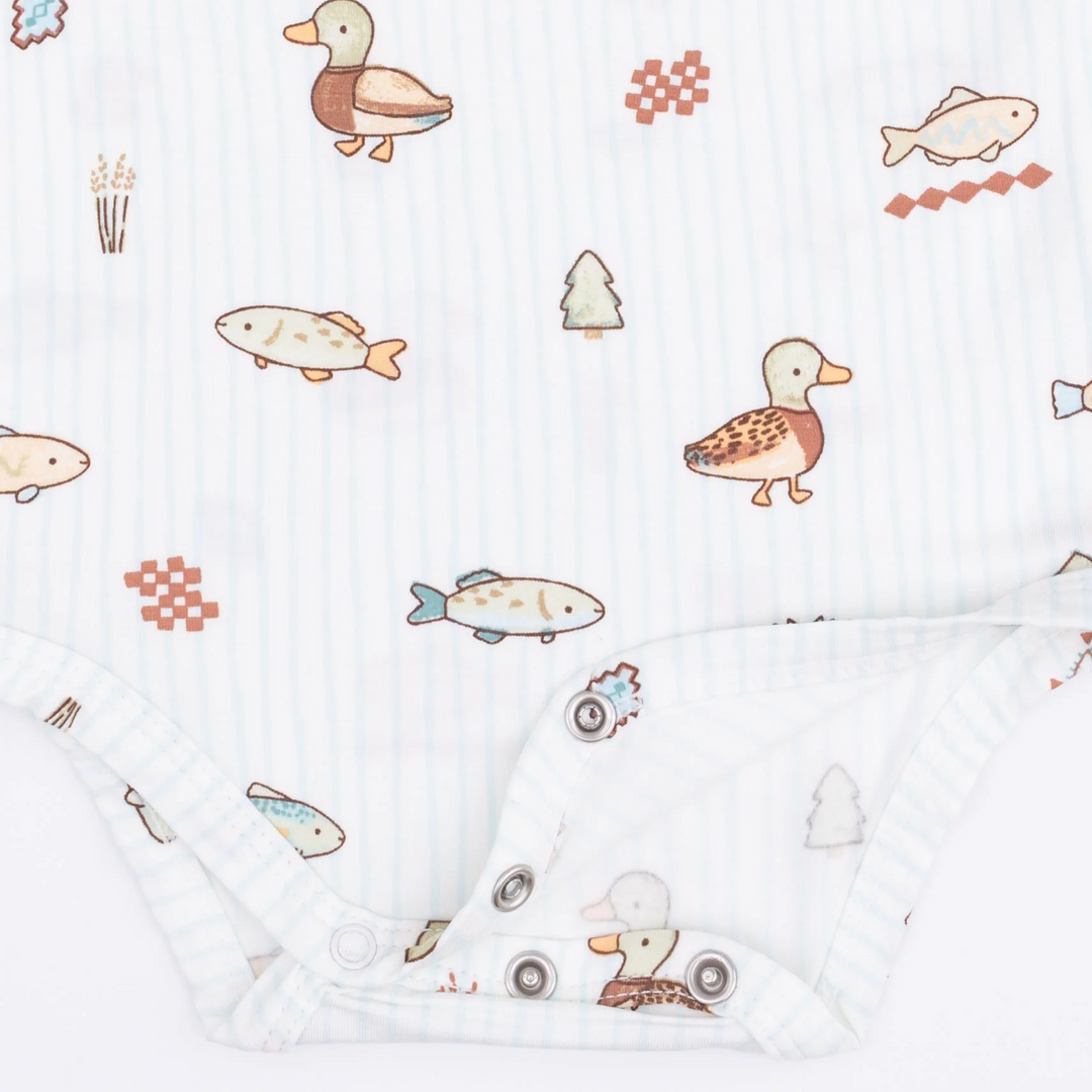 Long Sleeve Bodysuit - Lake Cuties