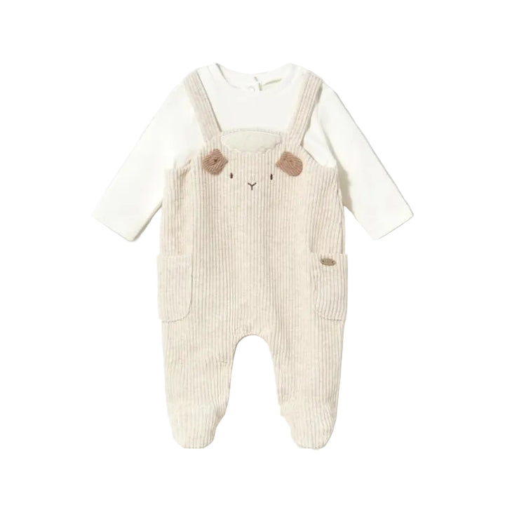 Cozy Lamb Overall Set