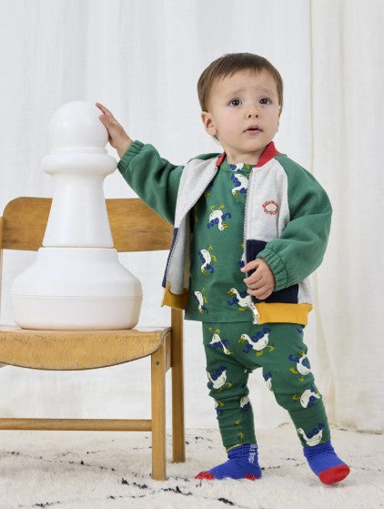 Green La Oca AOP Leggings