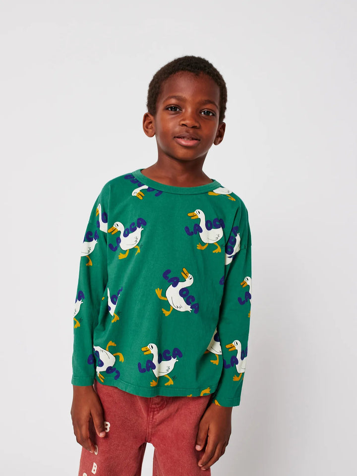 Green La Oca AOP L/S Tee