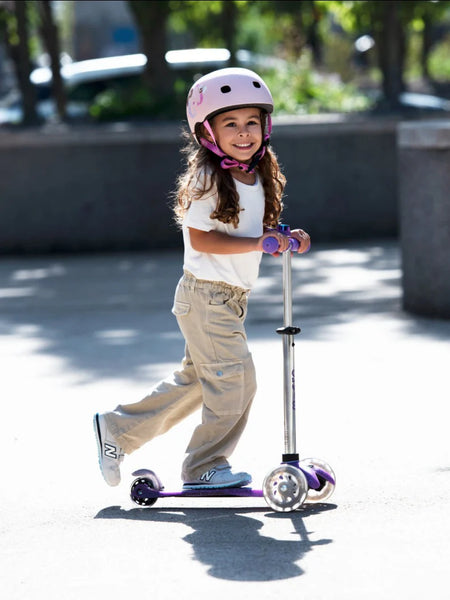 Fairy Purple Glitter LED Micro Mini Deluxe Scooter (2-5 years)