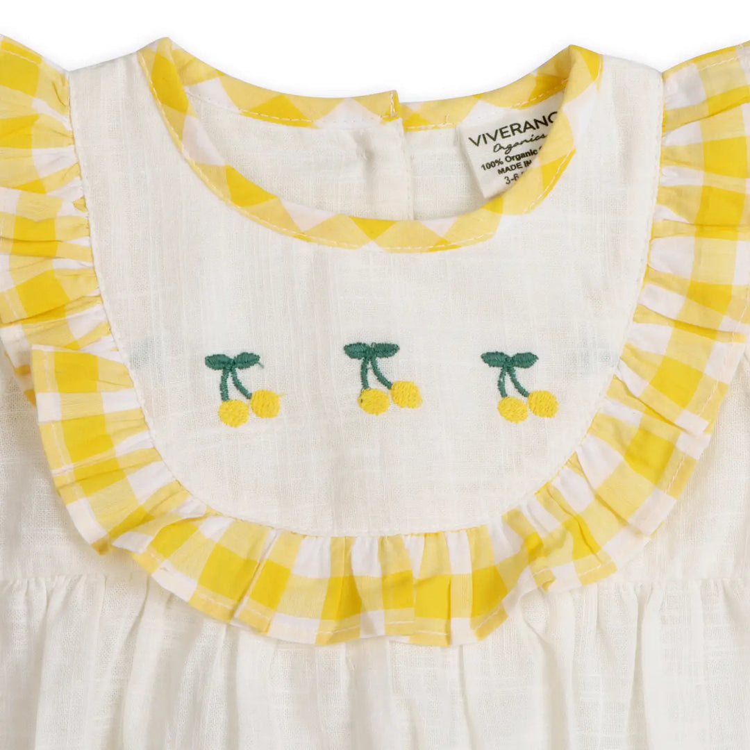 Josephine Lemons Romper w/ Headband
