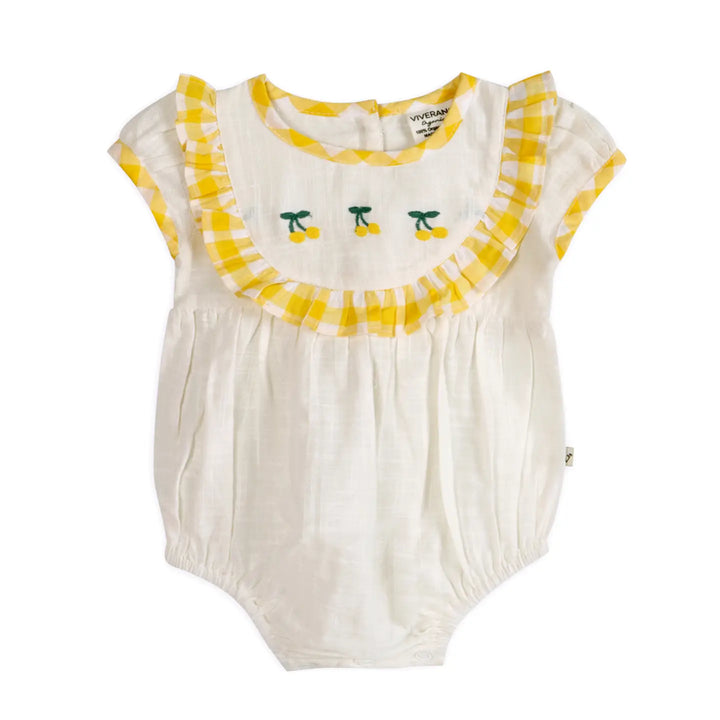 Josephine Lemons Romper w/ Headband