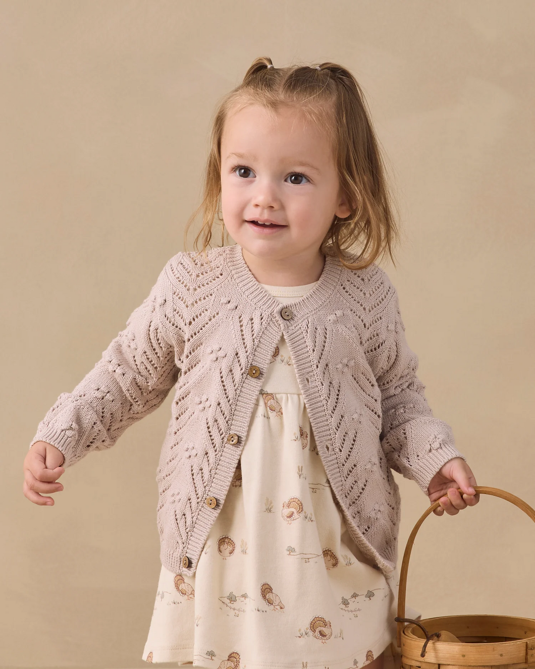 Knit Cardigan - Lilac Mist