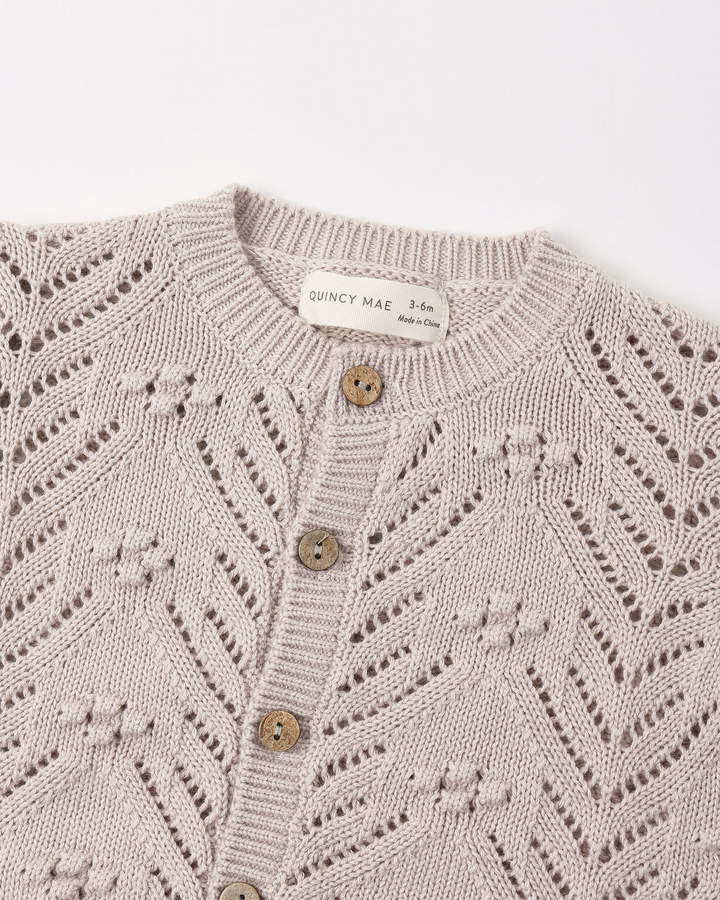 Knit Cardigan - Lilac Mist