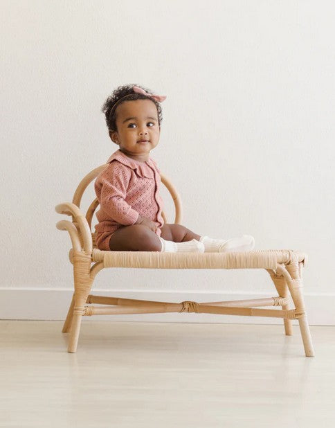 Lipstick Ruffle Collar Cardigan