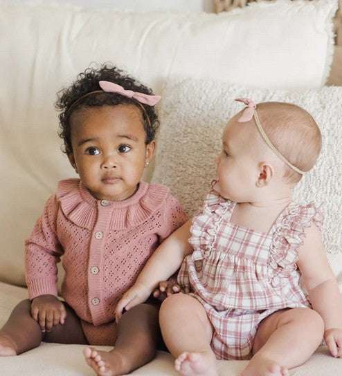 Lipstick Ruffle Collar Cardigan