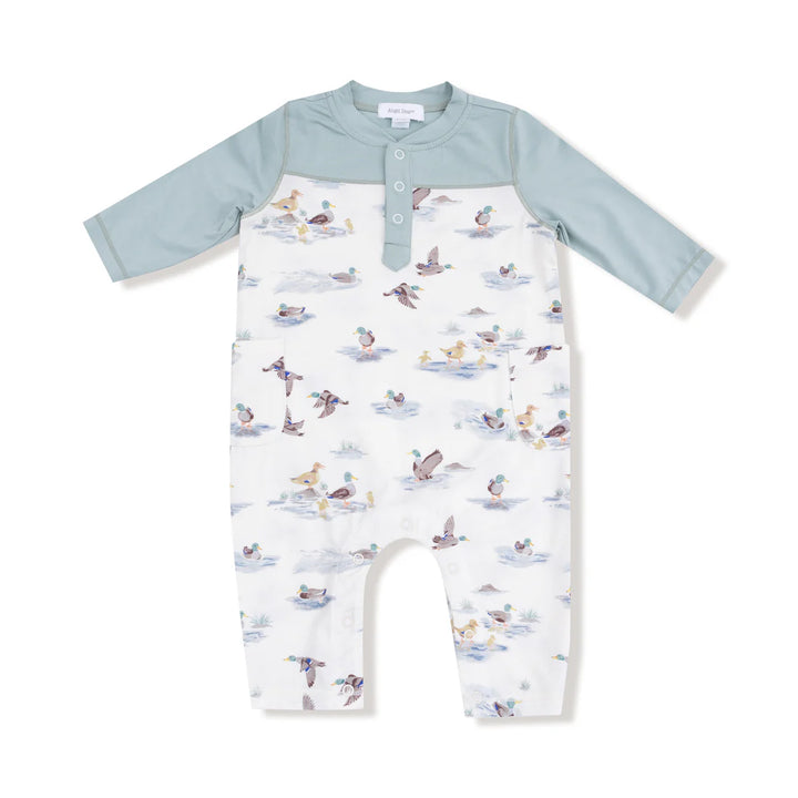 Migrating Mallard Contrast Romper