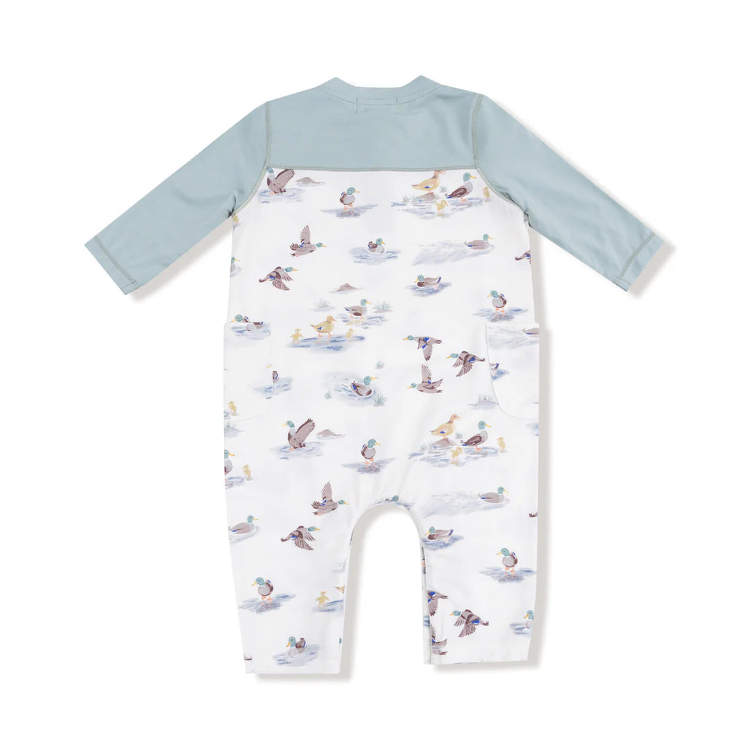 Migrating Mallard Contrast Romper
