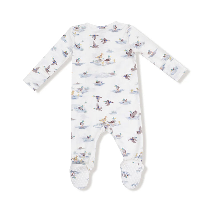 Migrating Mallards 2 Way Zipper Footed Romper