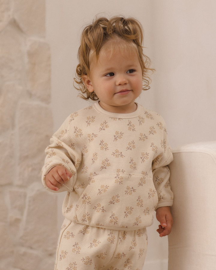 Waffle Slouch Set - Natural Meadow