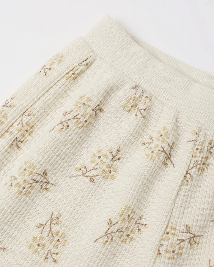 Waffle Slouch Set - Natural Meadow