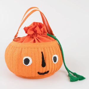 Trick or Treat Pumpkin Basket Bag