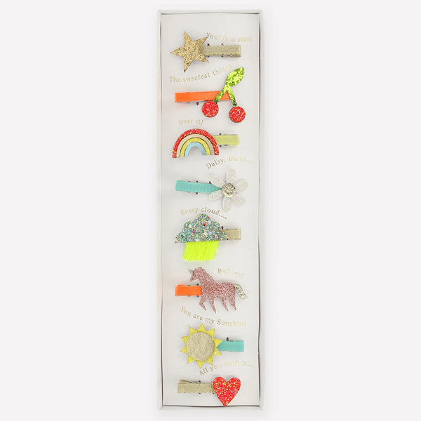 Icons Hair Clips