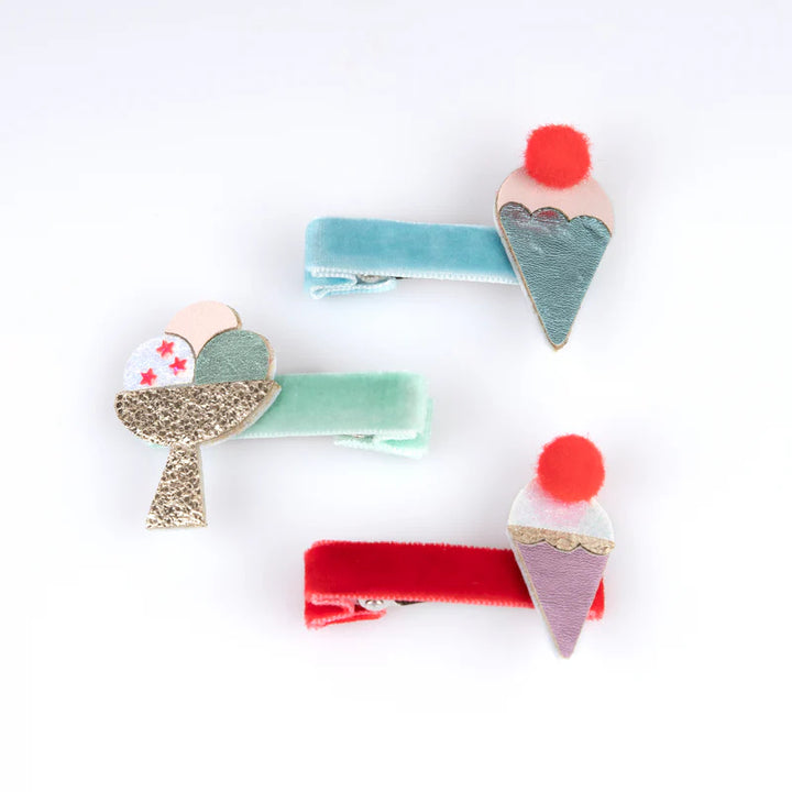 Ice Cream Hair Clips