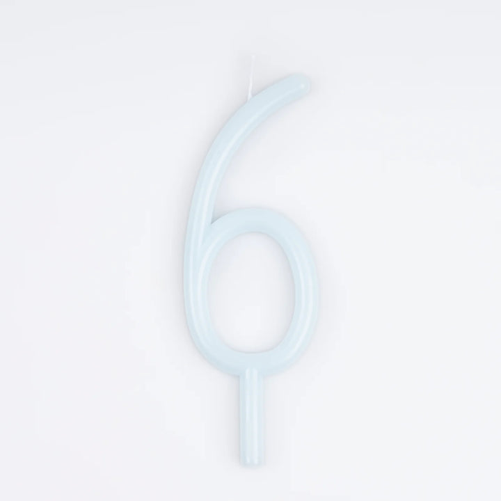 Slim Number Candle