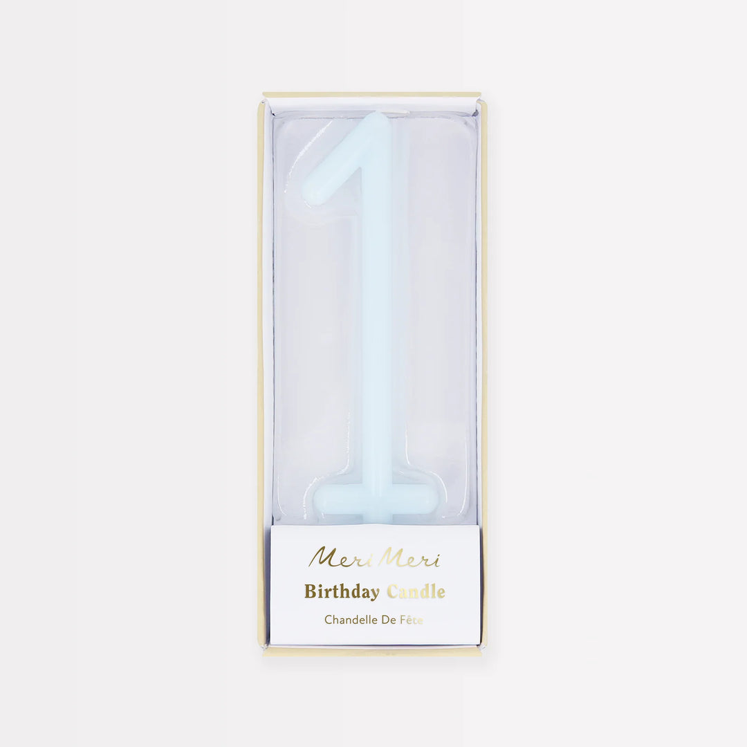 Slim Number Candle