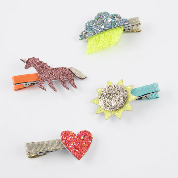 Icons Hair Clips