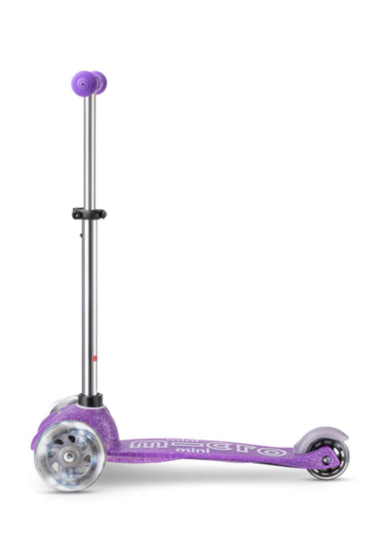 Fairy Purple Glitter LED Micro Mini Deluxe Scooter (2-5 years)