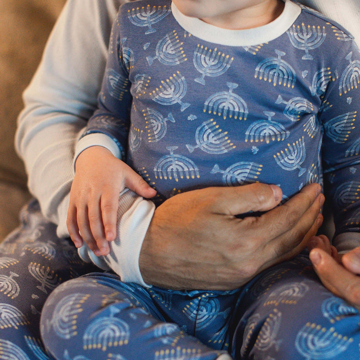 Organic Cotton Menorah L/S Pajama Set