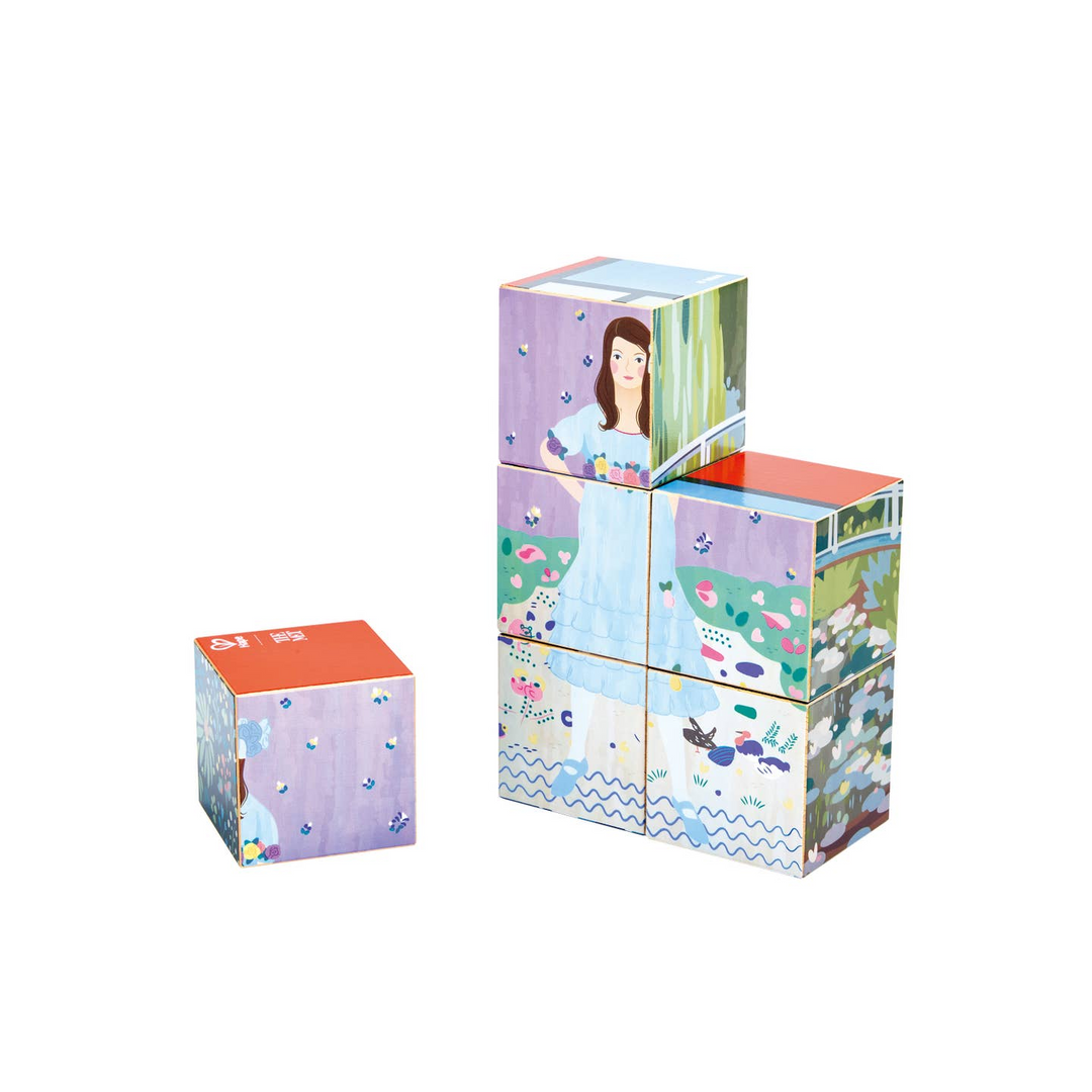 Hape x The Met Art Puzzle Cubes