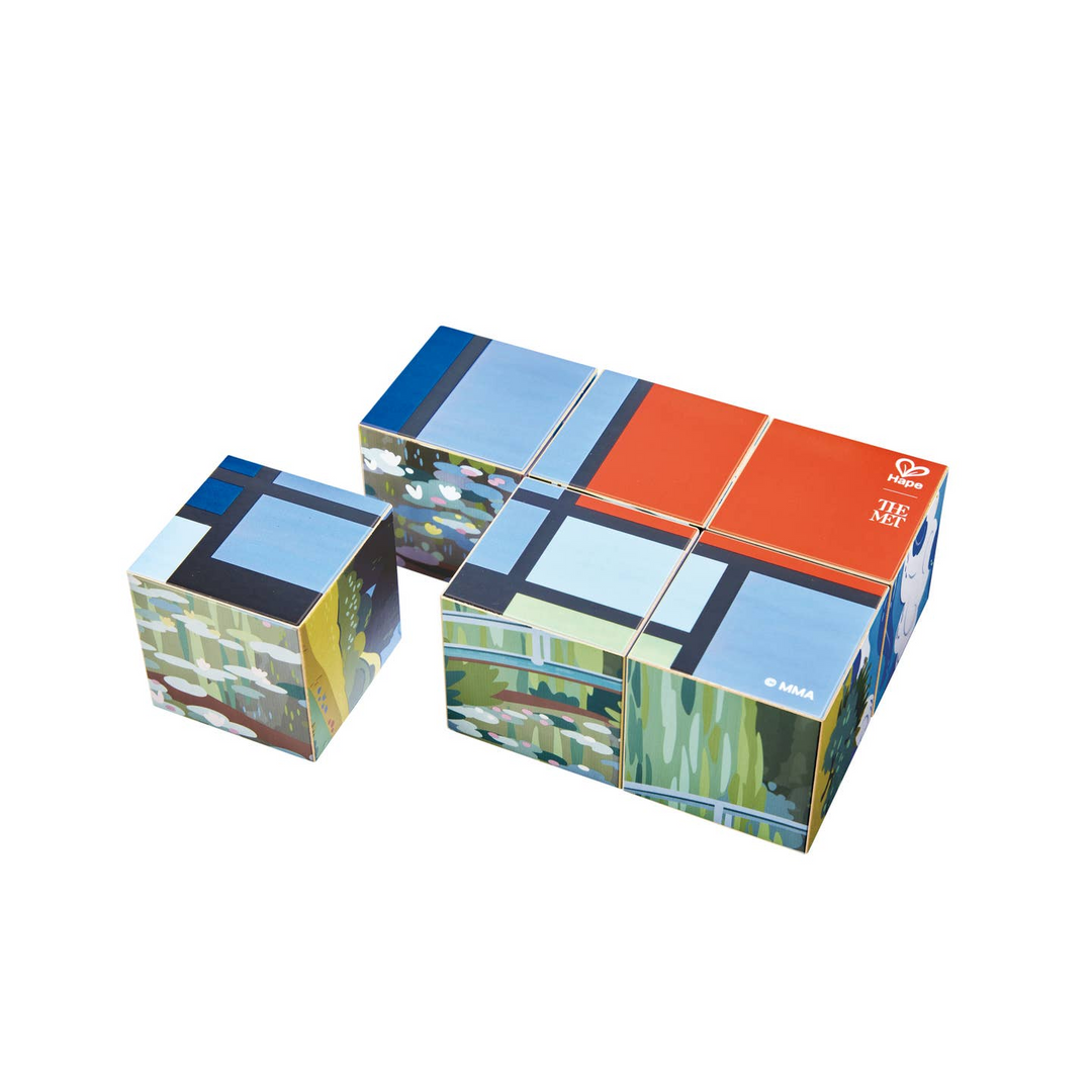 Hape x The Met Art Puzzle Cubes