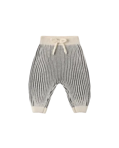 Chunky Knit Pant - Midnight Stripe