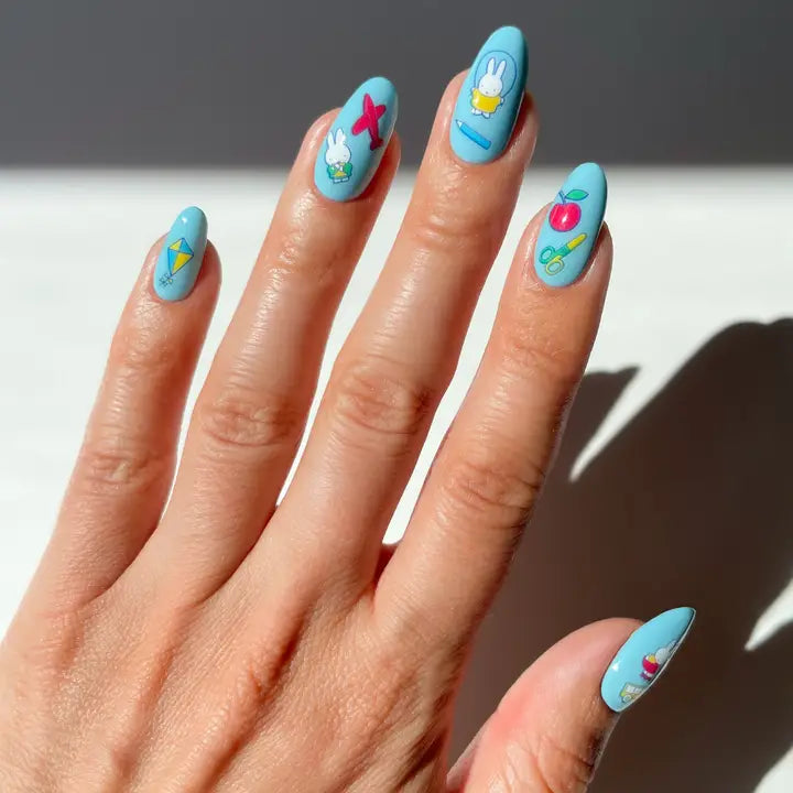 Nail Art Stickers - Miffy At School