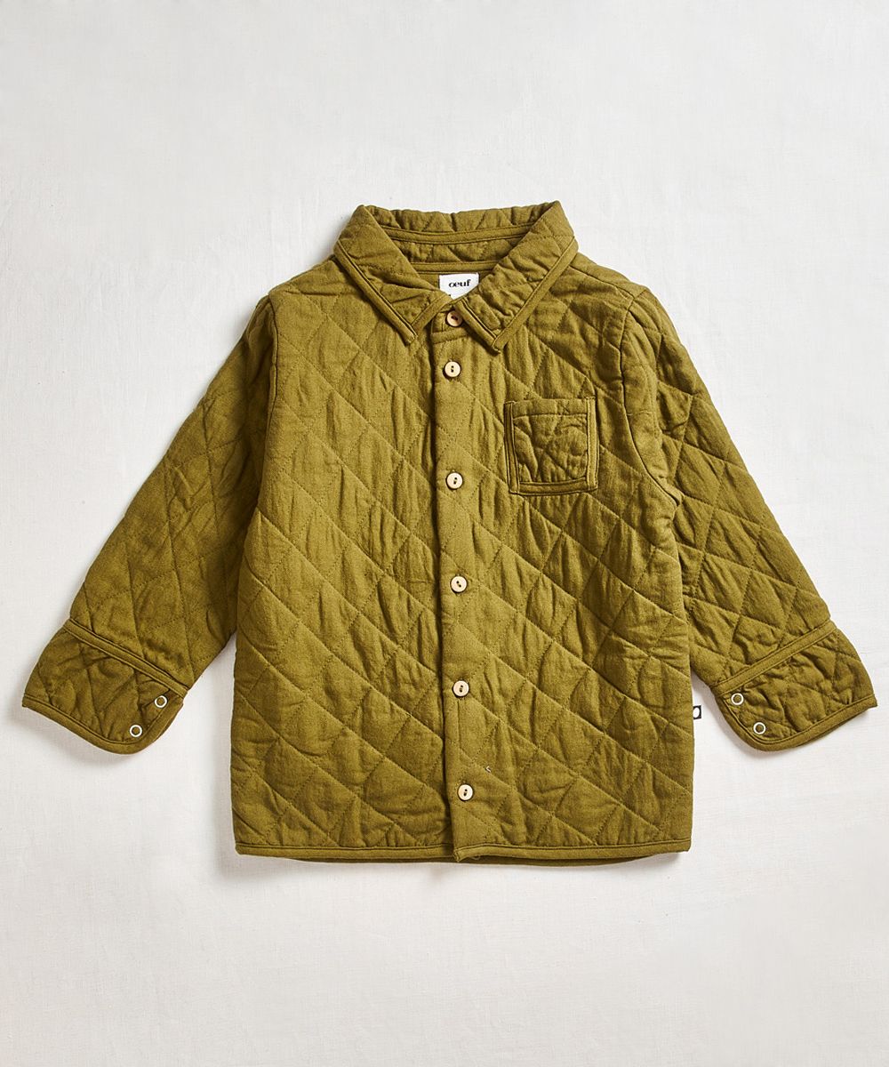 Moss Quilted Shirt