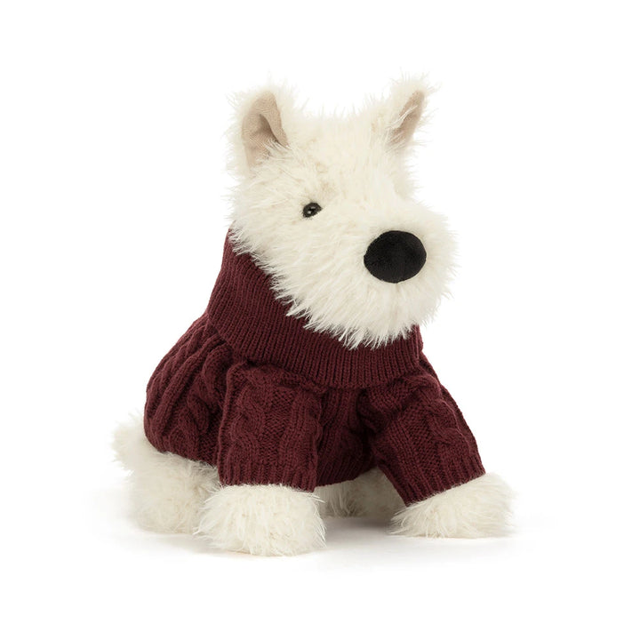 Munroe Scottie Dog Dog Winter Jumper Outfit