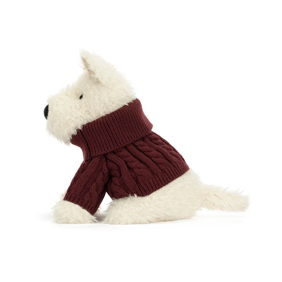 Munroe Scottie Dog Dog Winter Jumper Outfit