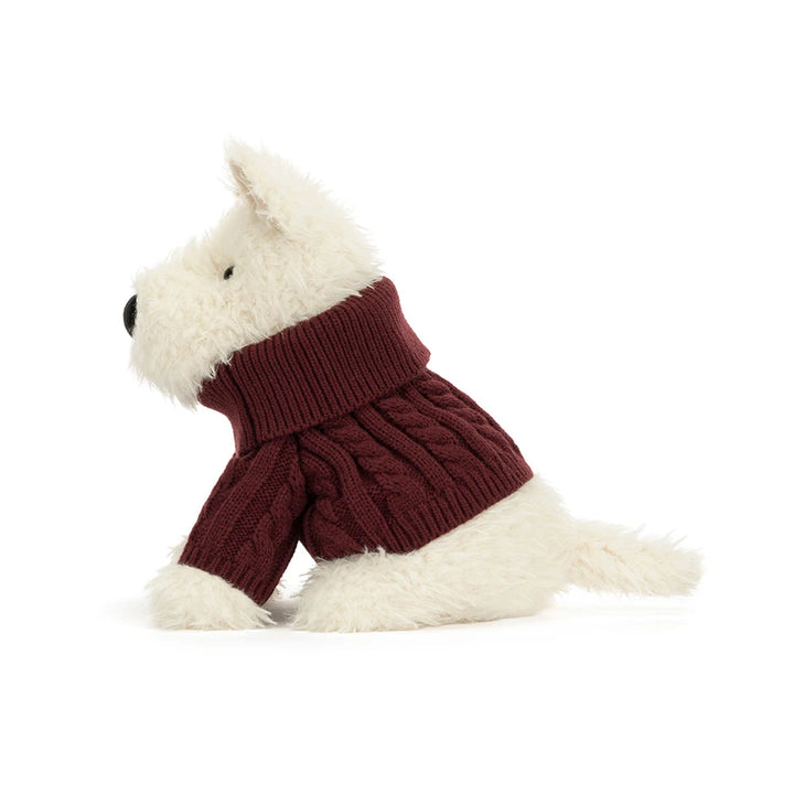 Munroe Scottie Dog Dog Winter Jumper Outfit