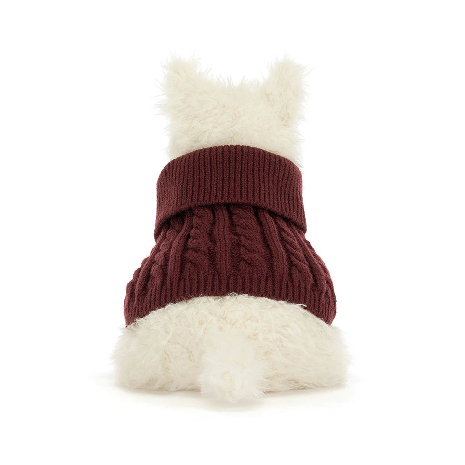 Munroe Scottie Dog Dog Winter Jumper Outfit