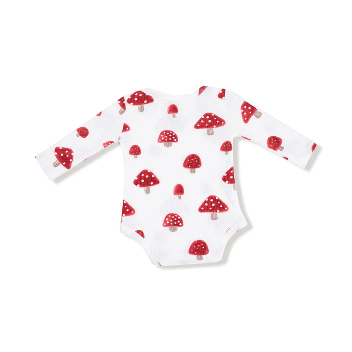 Painterly Mushroom L/S Bodysuit