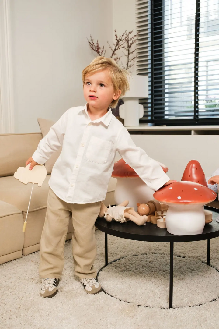 Medium Red Brick Mushroom Lamp