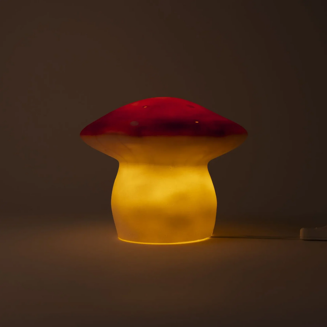Medium Red Brick Mushroom Lamp