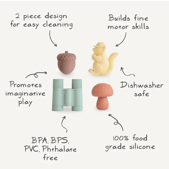 Nature Mold Free Bath Play Set - 4 Pack