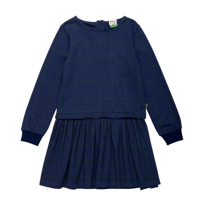 Grid Dress - Beacone Blue