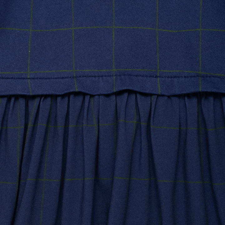 Grid Dress - Beacone Blue