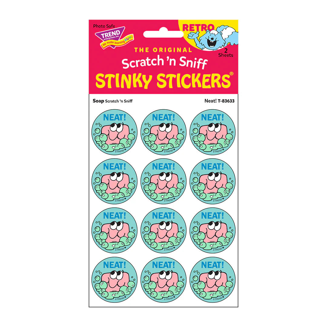 Scratch & Sniff Retro Sticker Packs -