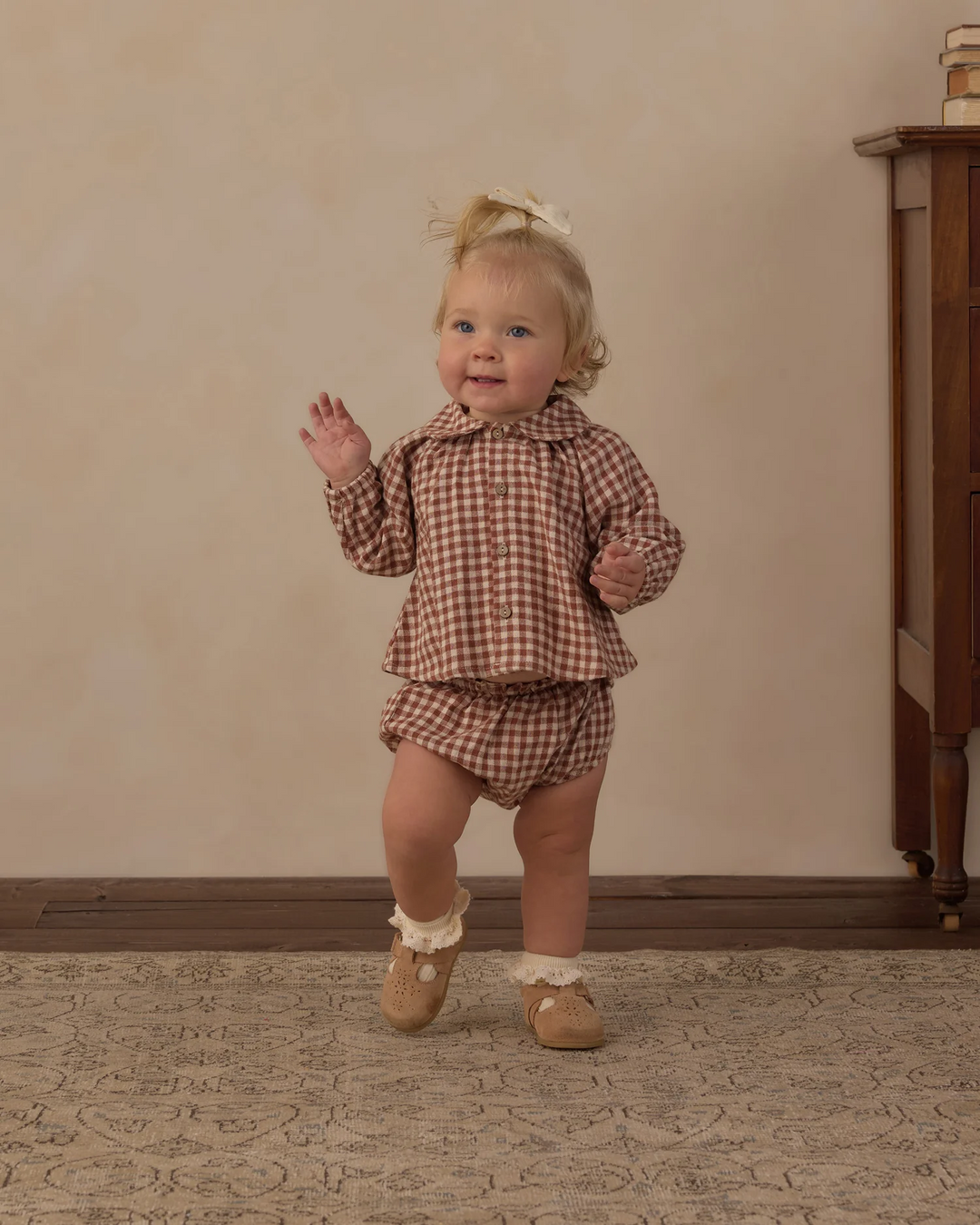 Nellie Set - Brick Check