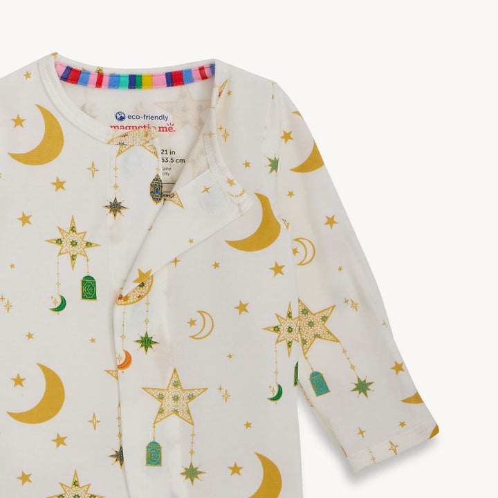 Ramadan Mubarak Modal Footed Romper